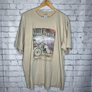 Y2K Vintage Grand Canyon Tourist T-shirt Size XL 7 Natural Wonders of The World